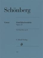 5 pièces pour piano op. 23 