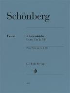 Pièces pour piano op. 33a & 33b 