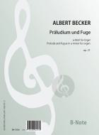 Prelude et fugue en la mineur op.21 pour orgue 
