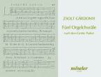 5 chorals pour orgue du psautier de Geneven 