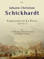 Variations on La Folia op. 6 No. 6 Standard
