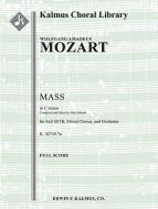 Mass in C minor, K. 427/417a (Schmitt) 