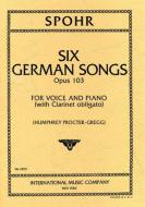 6 German Songs Op. 103 