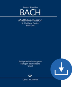 Passion selon Saint Matthieu BWV 244, BWV3 244.2 Download