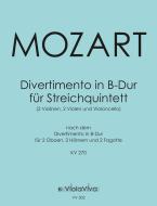 Divertimento en si bémol majeur pour quintette à cordes KV 270 