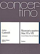 Ricercari a quattro Standard