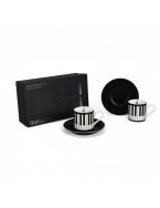 Tasse à espresso avec soucoupe : clavier - 2 sets (0,11L) 