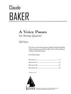 A Voice Passes 