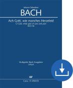 Ah Dieu, que de chagrins BWV 58, BWV3 58.2 Download