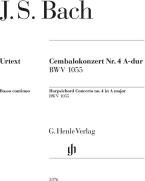 Bach Concerto pour clavecin no. 4 en la majeur BWV 1055 