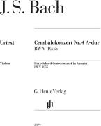 Bach Concerto pour clavecin no. 4 en la majeur BWV 1055 