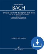 Seigneur, ne pars pas jusqu'à ce que je sois béni BWV 157, BWV3 157.1 Download