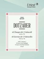 40 exercices pour 2 violoncelles de l'op. 126 - Volume 2 