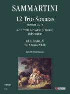 12 Sonates en trio 1 