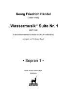 Suite Musique d’Eau no. 1 HWV 348 