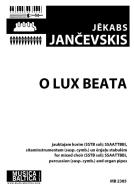 O Lux Beata 
