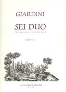 Sei duo per violino e violoncello 2 (4-6) 