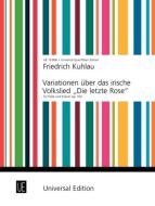 Variationen über das irische Volkslied Die letzte Rose 
