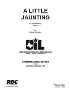 A Little Jaunting 