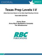 Texas Prep Levels I-V (Teacher Edition) Standard