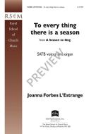To Every Thing There Is a Season 