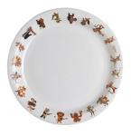 Assiette en papier bauxili animaux 10x23cm Ø 