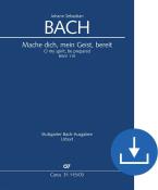 O mon esprit, sois prêt BWV 115 Download