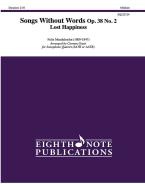 Chansons sans paroles op. 38 No. 2 : Le bonheur perdu 