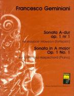 Sonata A Major For Violin and harpsichord Op. 1. 1 