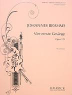 Quatre chants graves op. 121 