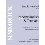 Improvisation And Toccata Op. 9 