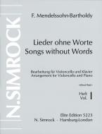 Songs Without Words Op. 19/30 Vol. 1 