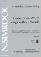 Songs Without Words Op. 62/67 Vol. 3 