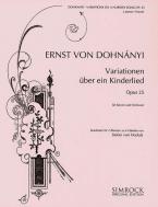 Variations sur une Chanson Enfantine op. 25 