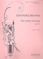 Quatre chants graves op. 121 