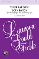 3 Balinese Folk Songs Standard