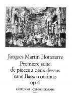 Premiere suite de pieces a deux dessus sans Basso continuo op. 4 