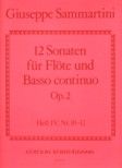 6 Sonatas Op. 2 for Flute and Basso continuo, Vol. 4 
