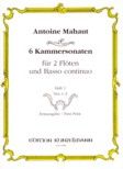 6 Chamber Sonatas Vol. 1 