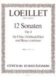 12 Flute Sonatas Op. 4 Vol. 1 