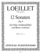 12 Flute Sonatas Op. 4 Vol. 2 
