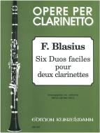 6 Easy Duos for 2 Clarinets 