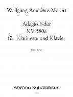 Adagio in F major K 580a 