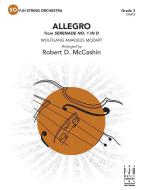 Allegro from Serenade No 1 in D 