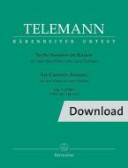 Six sonates en canon op. 5 TWV 40:118-123 Download