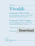 Concerto VII en fa majeur 