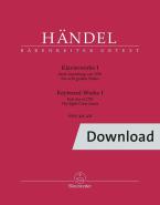 Œuvres pour piano, volume 1 HWV 426-433 Download