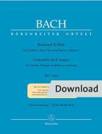Concerto en mi majeur BWV 1042 Download