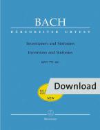 Inventions et Sinfonies BWV 772-801 Download
