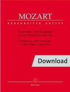 Cadences et introductions pour les concertos pour piano et orchestre Download